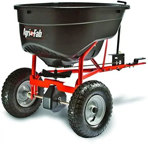 130 lb Capacity Broadcast Trailer Spreader ¨C Adjustable Flow Control (2025)