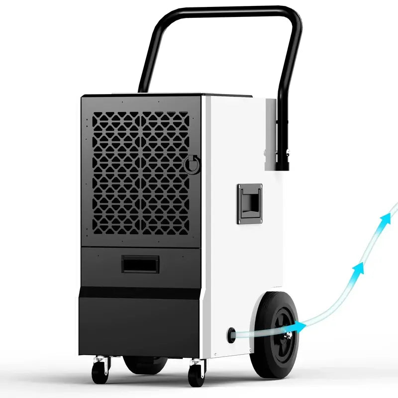 130-Pint Crawl Space Dehumidifier for Basements ¡ª Includes Continuous Drain Hose &amp; Auto-Shutoff