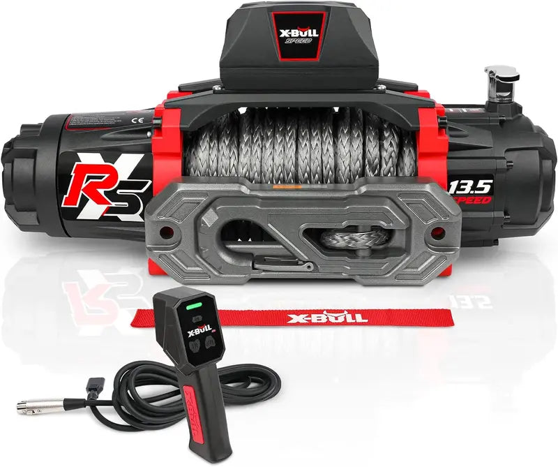 13,500-Lb Electric Winch ¨C 12V DC Off-Road Recovery Tool with Dual-Mode Wireless Remote