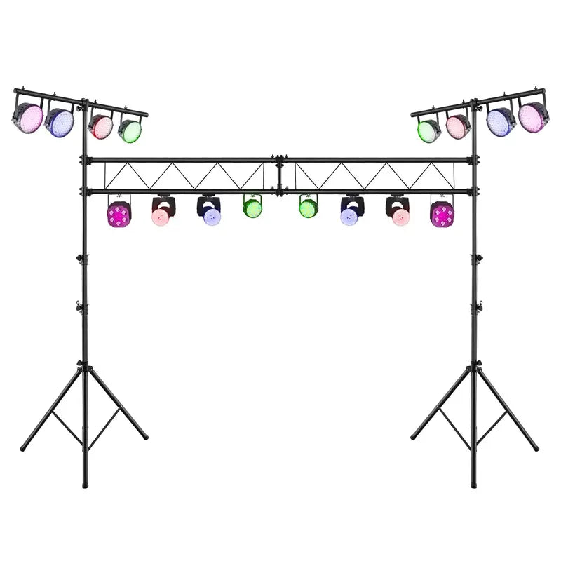 14-Foot DJ Light Truss System ¡ª 32-Channel Lighting Rig with 220-LB Load Capacity