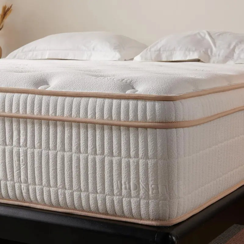 14-Inch Queen Gel-Infused Hybrid Mattress ¨C Zoned Support, Motion Isolation &amp; Breathable Design