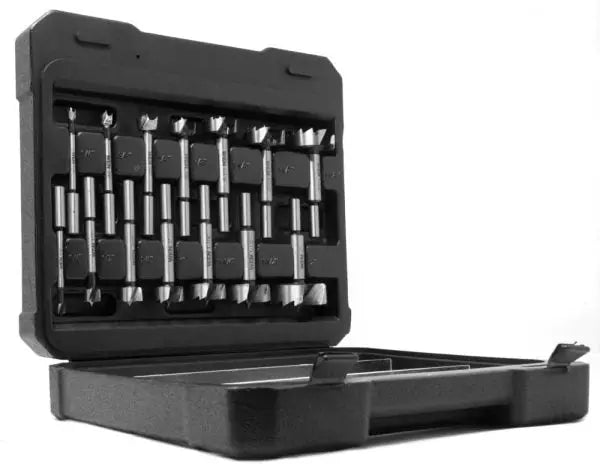 14-Piece Forstner Drill Bit Set ¨C 2-Inch Wood Boring Bits