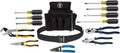 14-Piece Professional Tool Kit with Pouch and Belt ¨C Designed for Linemen, Journeyman Electricians, and Homeowners