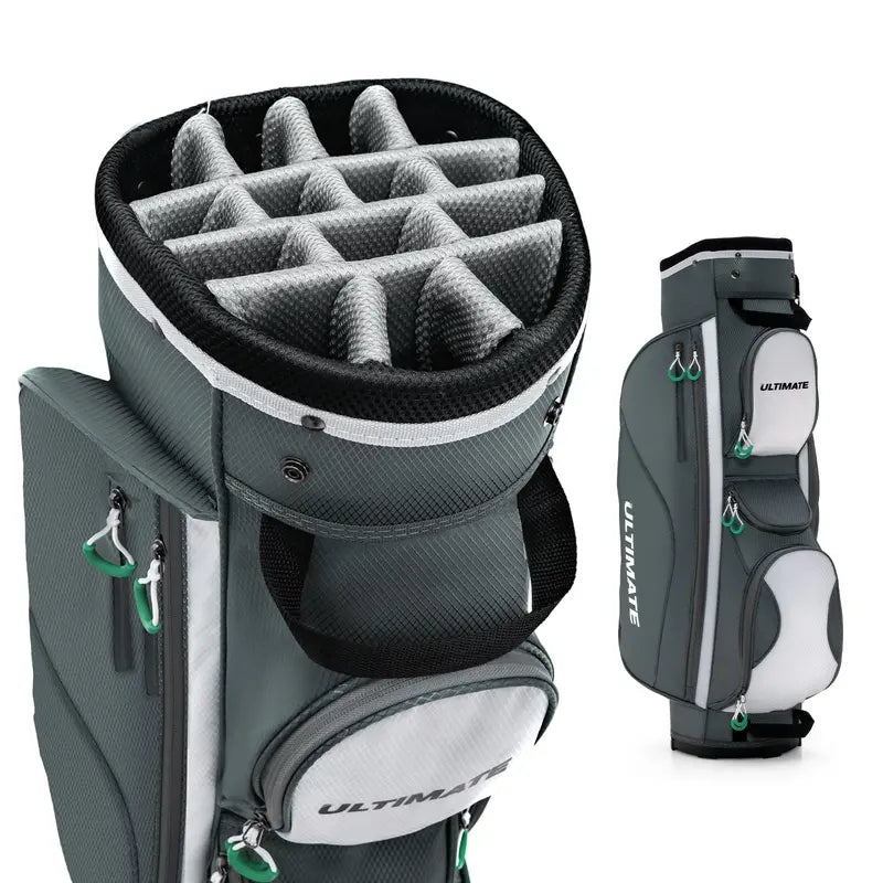 14-Way Golf Cart Bag ¨C Lightweight Stand Bag with Organizer Compartments