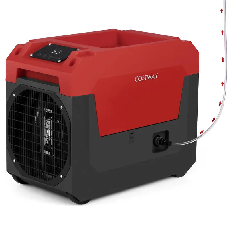 140-Pint Portable Industrial Dehumidifier ¨C Pump-Enabled Unit for High-Moisture Basements