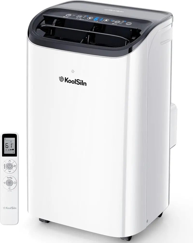 14,000 BTU Portable Air Conditioner ¨C Cools Up to 700 Sq. Ft., Low-Noise Auto-Evaporation Design, Remote-Controlled for Garages &amp; Offices