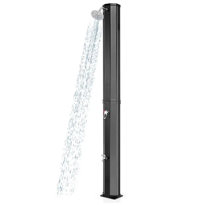 15.9-Gallon (60-Liter) Portable Solar Outdoor Shower for Camping and Backyard Use