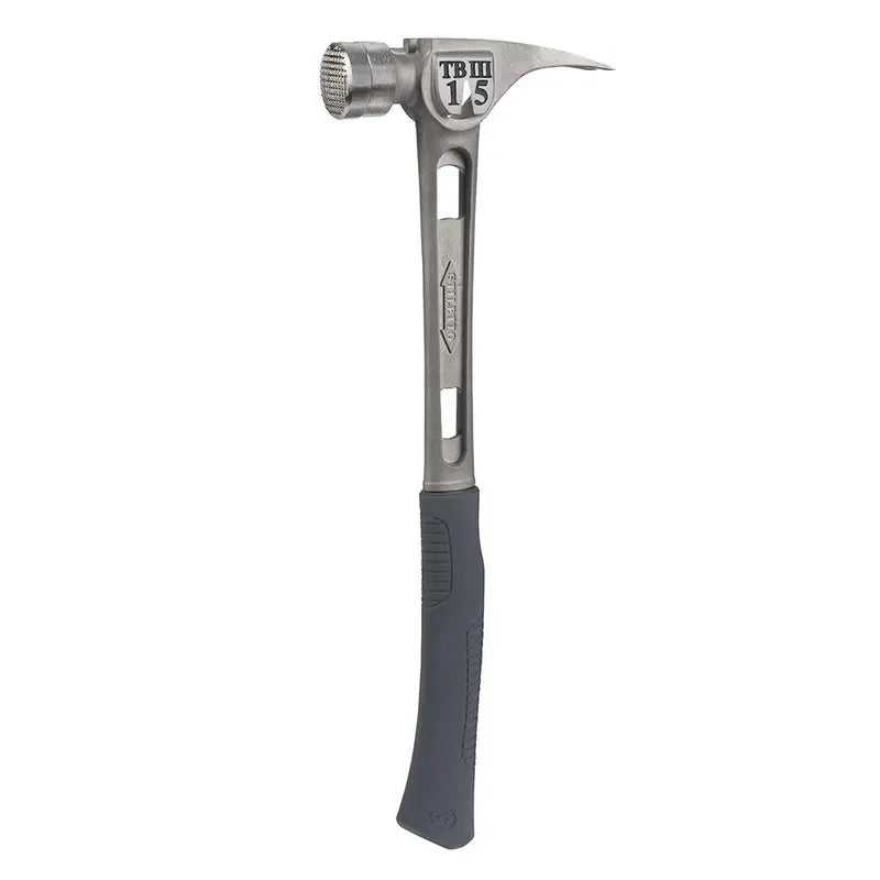 15 oz Ti-Bone III Titanium Hammer with Milled Face and Curved Handle