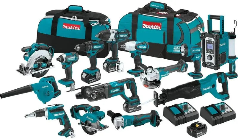 15-Piece Cordless Power Tool Combo Kit ¨C Includes Fast-Charging Battery &amp; Multi-Function Tools