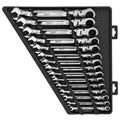 15-Piece Flex Head Ratcheting Metric Combination Wrench Set ¨C Model 48-22-9513
