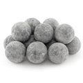 15-Piece Set of Ceramic Fiber Fire Balls ¨C Heat-Resistant Decorative Fireplace Elements