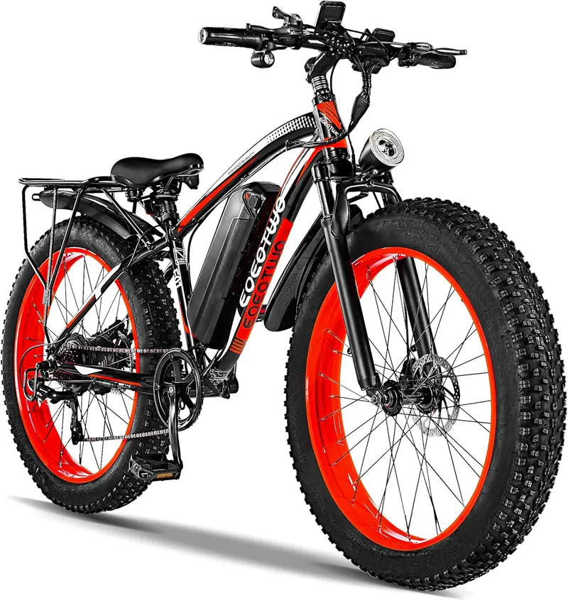 1500W Fat-Tire Electric Mountain Bike ¨C 26-Inch All-Terrain Adult E-Bike