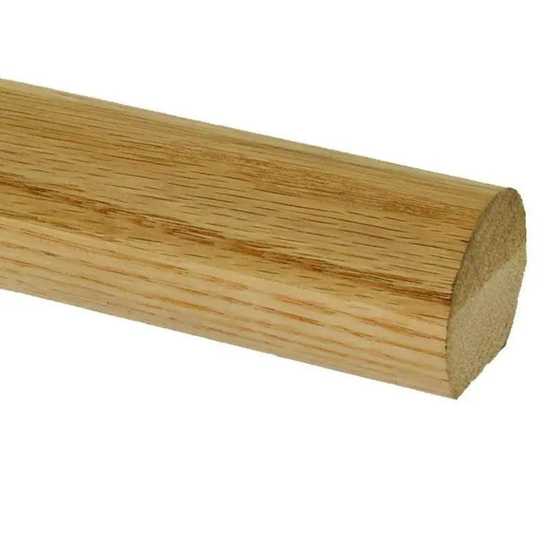 16-Foot Unfinished Poplar Sub-Rail ¨C Flat-Bottom Profile for Custom Millwork