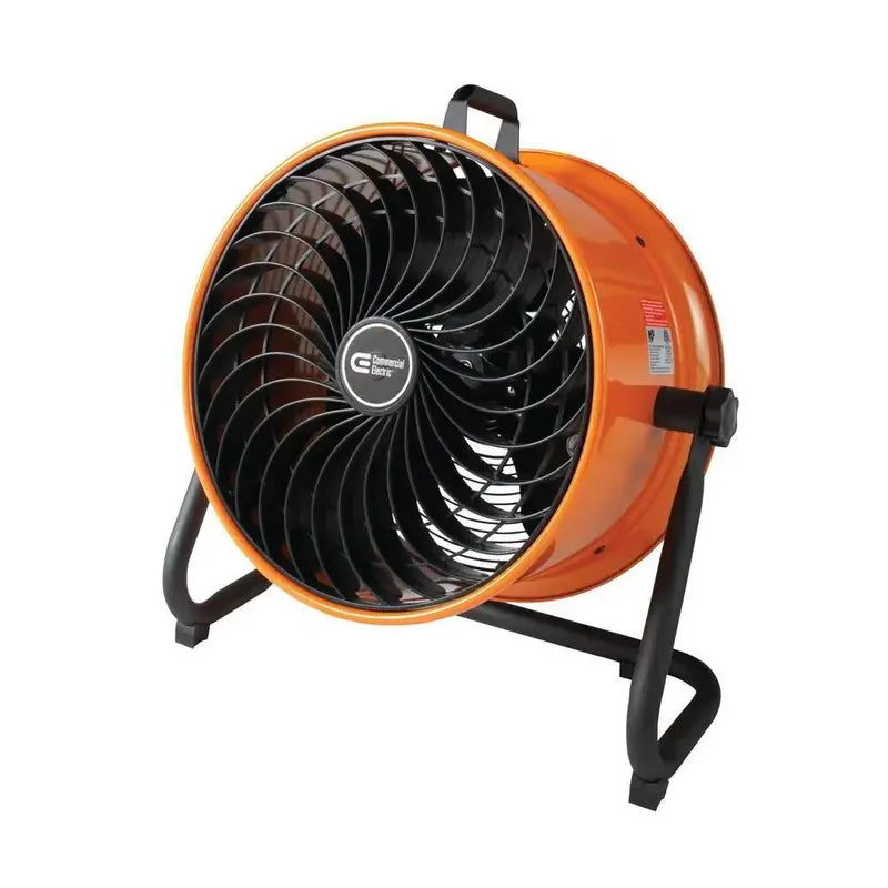 16-Inch Direct-Drive Turbo Fan for High-Airflow Indoor or Workshop Use