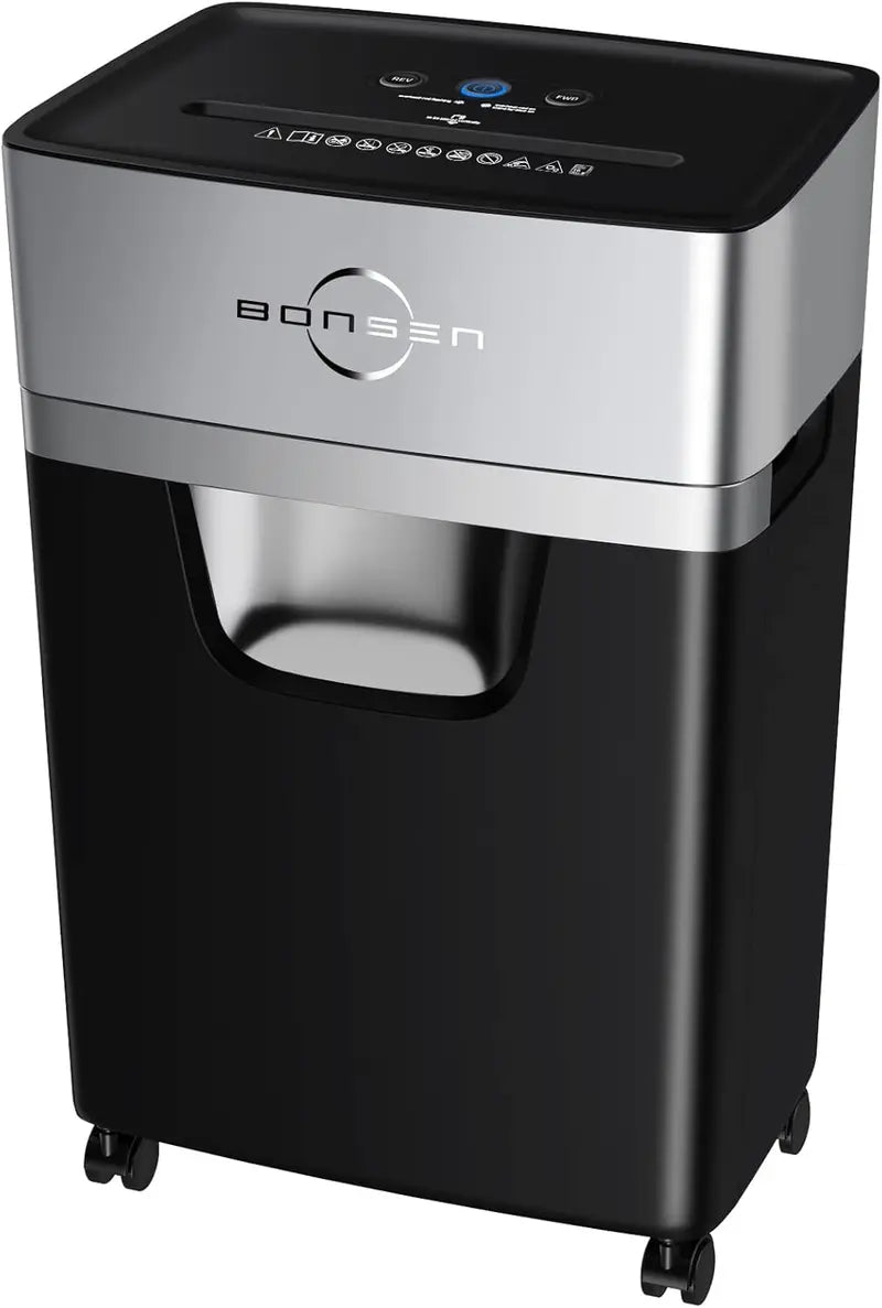 16-Sheet Cross-Cut Paper Shredder ¨C Heavy-Duty Office Shredder with 60-Min Runtime, Quiet 60dB Operation &amp; Anti-Jam Technology