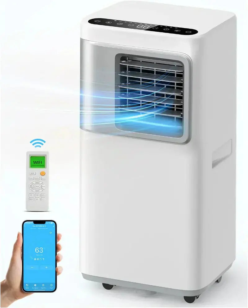 16,000 BTU Portable Air Conditioner ¡ª 5-in-1 Smart WiFi AC Unit with App Control and Fan Mode