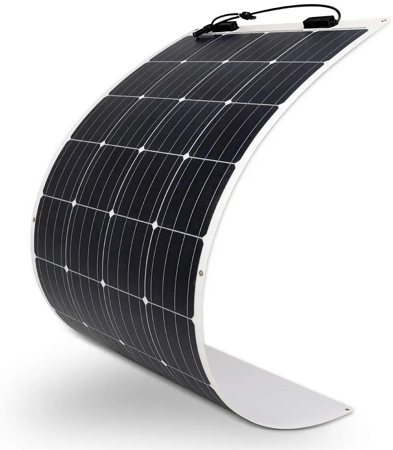 160W Ultra-Thin Flexible Monocrystalline Solar Panel ¨C 12V, RV &amp; Marine Compatible