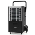 163-Pint Commercial Dehumidifier ¨C Heavy-Duty Unit with Drain Pump &amp; Hose, Ideal for 4,500 Sq. Ft Spaces