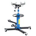 1660-lb Hydraulic Transmission Jack ¨C Vertical Lift with 360¡ã Swivel Pedal and Adjustable Height (33″¨C70″) (Blue)