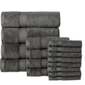 16PC Bath Towel Set (4 Bath, 4 Hand and 8 Wash) – Grey, Addy Home Best Value