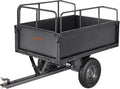 17 Cu. Ft Utility Trailer ¡ª 600-Lb Capacity ATV/UTV Hauler with 16″ Tires, Dump Function &amp; Foot Pedal/Hand Pull Options