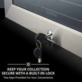 18-Bottle Compressor-Powered Wine Cooler ¨C Freestanding Dual-Zone Fridge with Lock, Digital Temp Control (41¡ãF¨C64¡ãF), Tempered Glass Door, Black Finish
