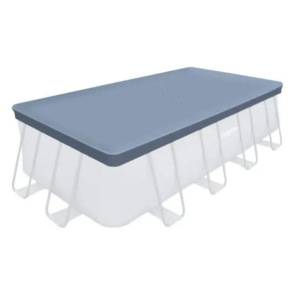 18-Foot Heavy-Duty Rectangular Pool Cover for Oasis &amp; Activity Pools ¨C Gray
