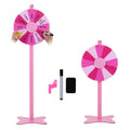 18-Inch or 24-Inch Adjustable Prize Wheel Kit with Chalkboard Marker, Eraser, and Spare Pointer