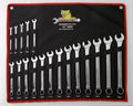 18 pc. Full Polish Combination Wrench Set Metric (7mm to 24mm)
