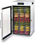 18-Tray Stainless Steel Food Dehydrator ¨C Touchscreen Controls, Precise Temp &amp; Timer Settings for Jerky, Herbs, Fruits &amp; More