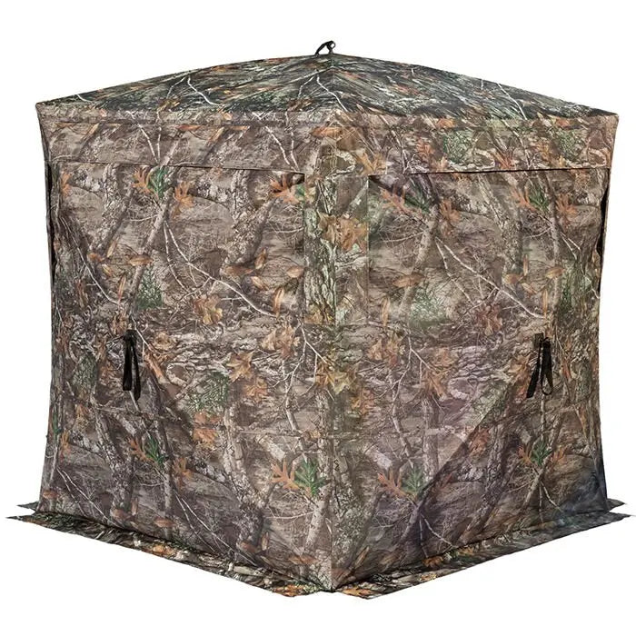 180-Degree Ground Blind in Realtree Edge Camo Pattern for Hunting and Wildlife Observation