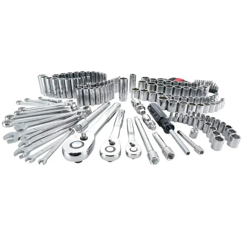 189-Piece Mechanics Tool Set | Comprehensive SAE &amp; Metric Socket, Wrench &amp; Ratchet Kit for Automotive Repair