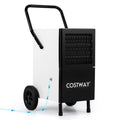 189-Pint Industrial Dehumidifier Featuring Drain Pump, 3.3-Foot Hose &amp; Casters
