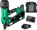 18V Brushless Tape Measure Nail Gun Kit ¨C 30¡ã Angle, 2″¨C3.5″ Nail Capacity, Includes 4.0Ah Battery