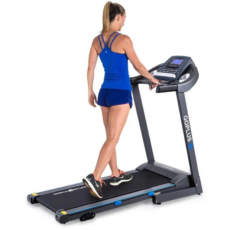 2.25HP Incline-Folding Treadmill ¨C Superfit Electric Fitness Treadmill with Adjustable Slope