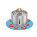 2.4L Stainless Steel Pet Water Fountain with LED Indicator