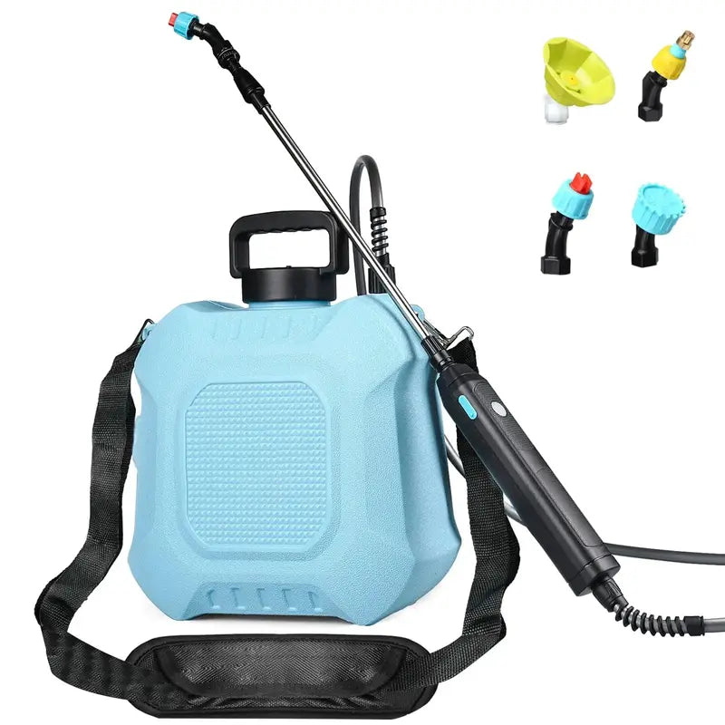 2-Gallon Retractable-Wand Electric Garden Sprayer ¨C 4 Adjustable Nozzles, USB-Rechargeable with 2000mAh Battery