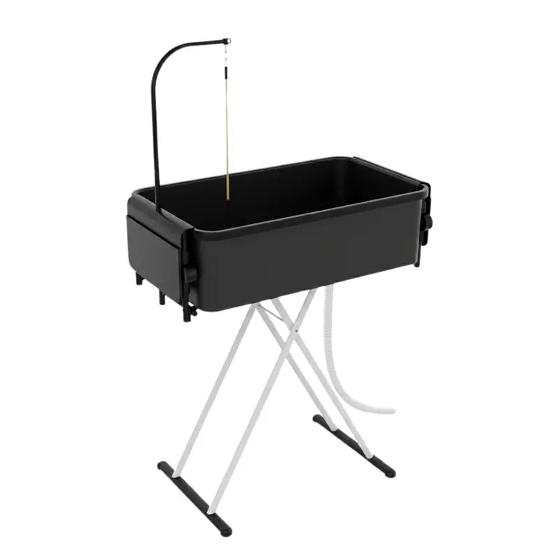 2-in-1 Portable Pet Grooming Station ¨C Foldable Bathtub &amp; Table with Drain Hose