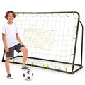 2-in-1 Soccer Rebounder Net ¨C 6ft x 4ft Goal with Integrated Shooting Target Zone
