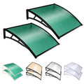 2-Pack 3-Foot Awning Covers for Patio Windows ¨C Rain Protection &amp; UV Shade