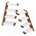 2-Pack Cat Wall Stairs with Sisal-Wrapped Treads for Vertical Play Space