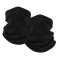 2-Pack Fleece Neck Gaiters for Skiing, Running, and Cold-Weather Layering