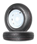 2-Pack ST175/80D13 Trailer Tire &amp; Rim Sets ¨C 13″ White Spoked Wheels, LRC (2025)