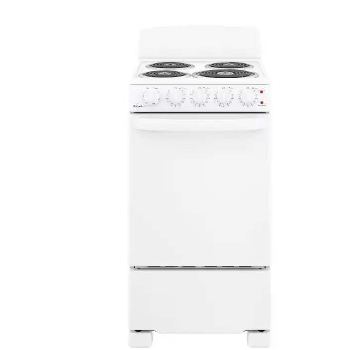 20-Inch 4-Burner Electric Freestanding Range ¡ª White Finish