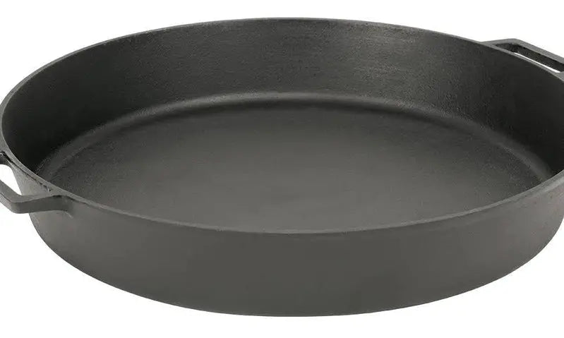 20-Inch Pre-Seasoned Cast Iron Skillet for Stovetop &amp; Oven Use