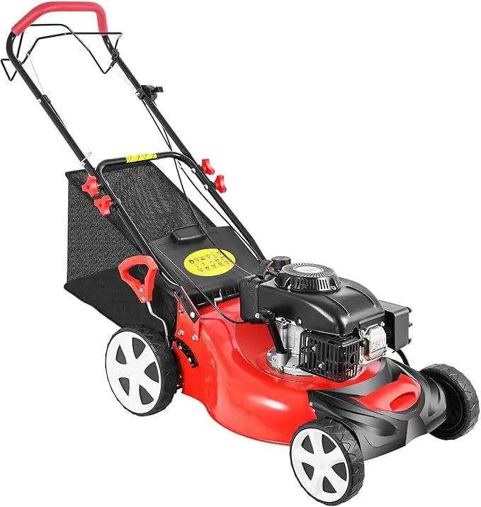 20-Inch Self-Propelled Gas Lawn Mower ¨C 140cc OHV Engine, 3-in-1 Functionality for Professional Groundskeeping