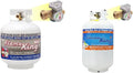 20-Lb Vertical Propane Tank with OPD Valve &amp; Integrated Pressure Gauge ¡ª Flame King Steel Cylinder
