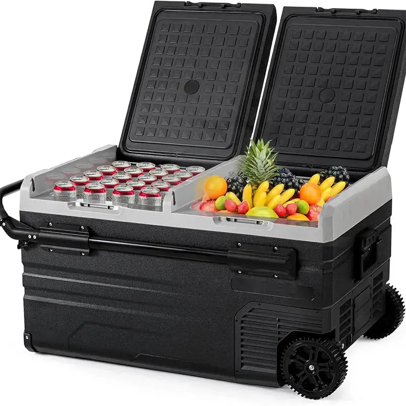 20-Liter 12V/24V DC Portable Refrigerator for RVs, Vans &amp; Off-Grid Use