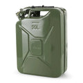 20-Liter CARB-Certified Jerry Can ¨C Authentic Green Fuel Container with Precision Spout
