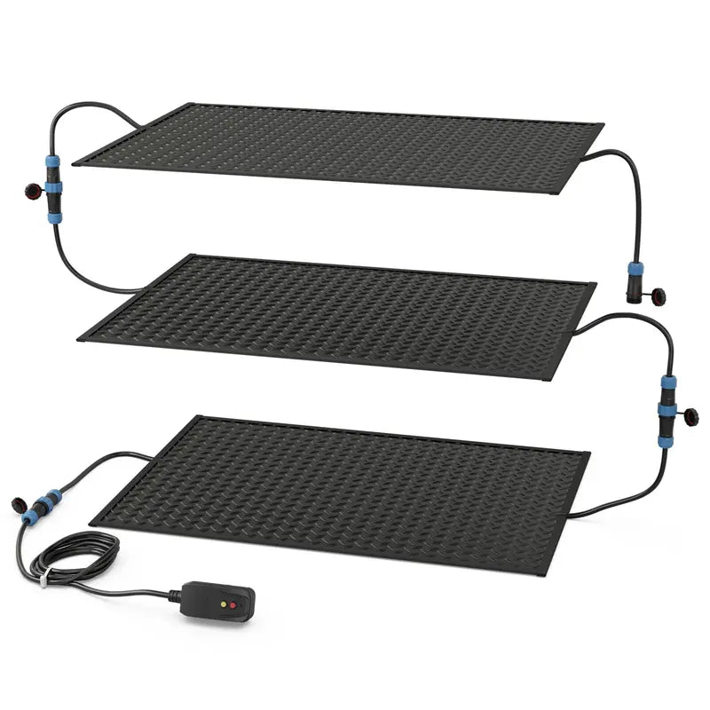 20″ x 30″ Heated Snow Melt Mat ¨C Outdoor De-Icing Pad with Power Cord + 2 Cordless Options